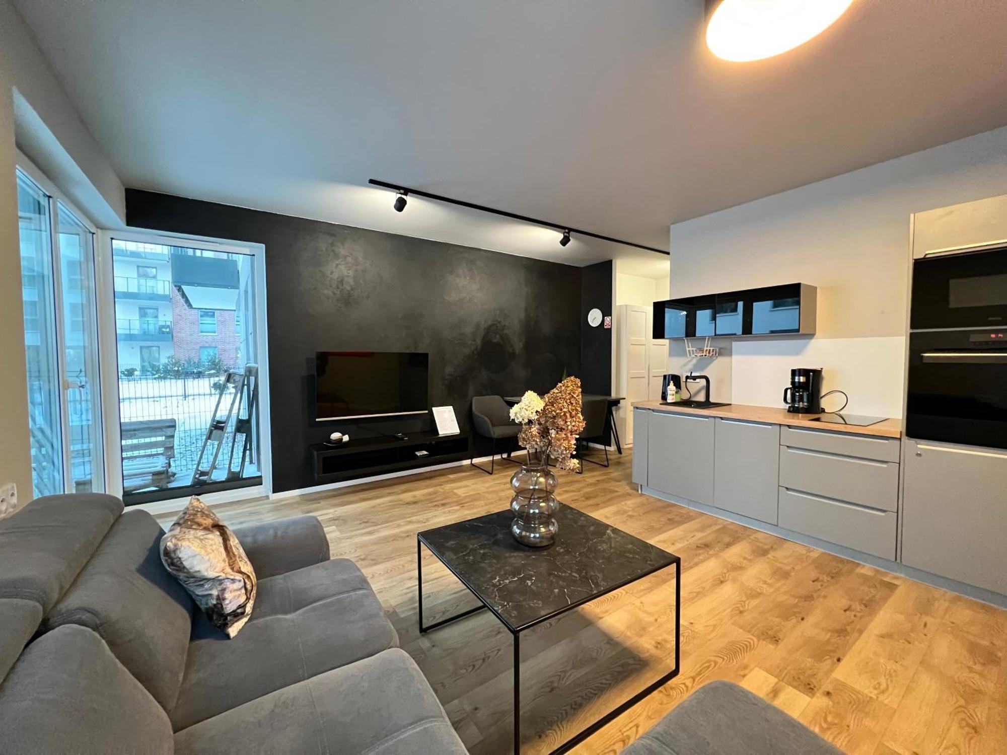 64M2 Apartment Oldtown Gdansk Yacht Marina ภายนอก รูปภาพ